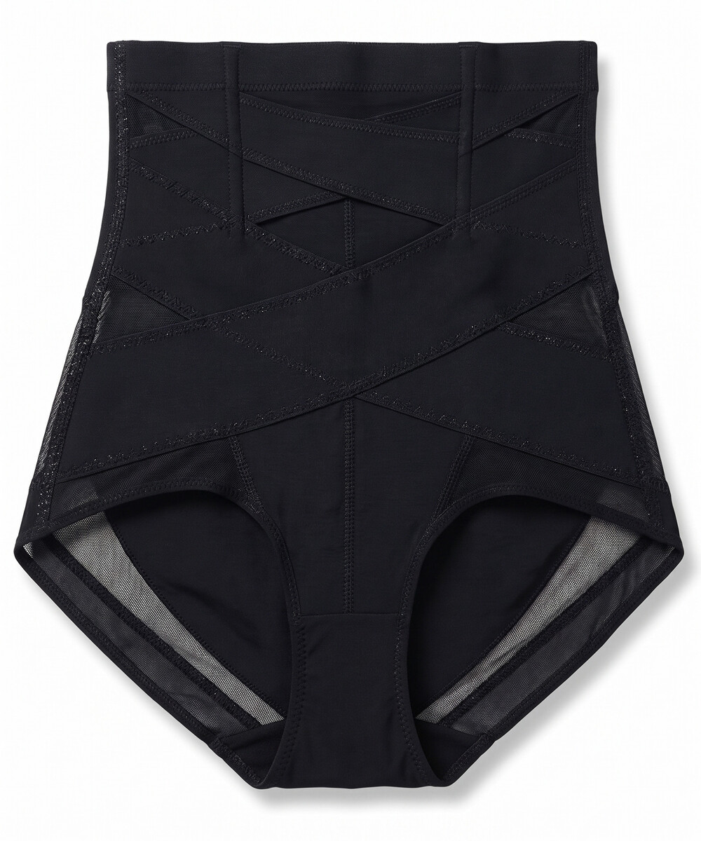 Women's Dulchany Tummy Control Shapewear Panties Black Size 2XL
